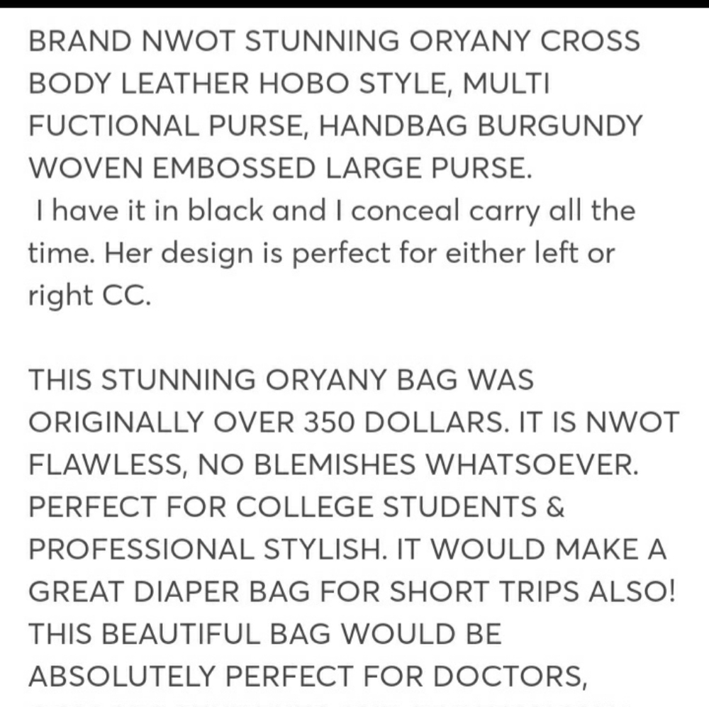 Oryany CW handbag - Picture 8 of 8